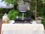 DJ Photo booth at an outdoor venue